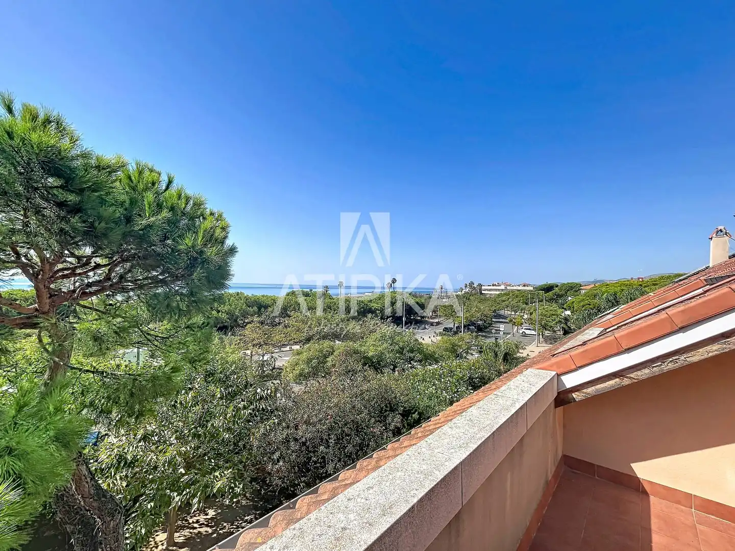 Garten von Wohnung zur Miete in Castelldefels mit Klimaanlage, Heizung und Terrasse