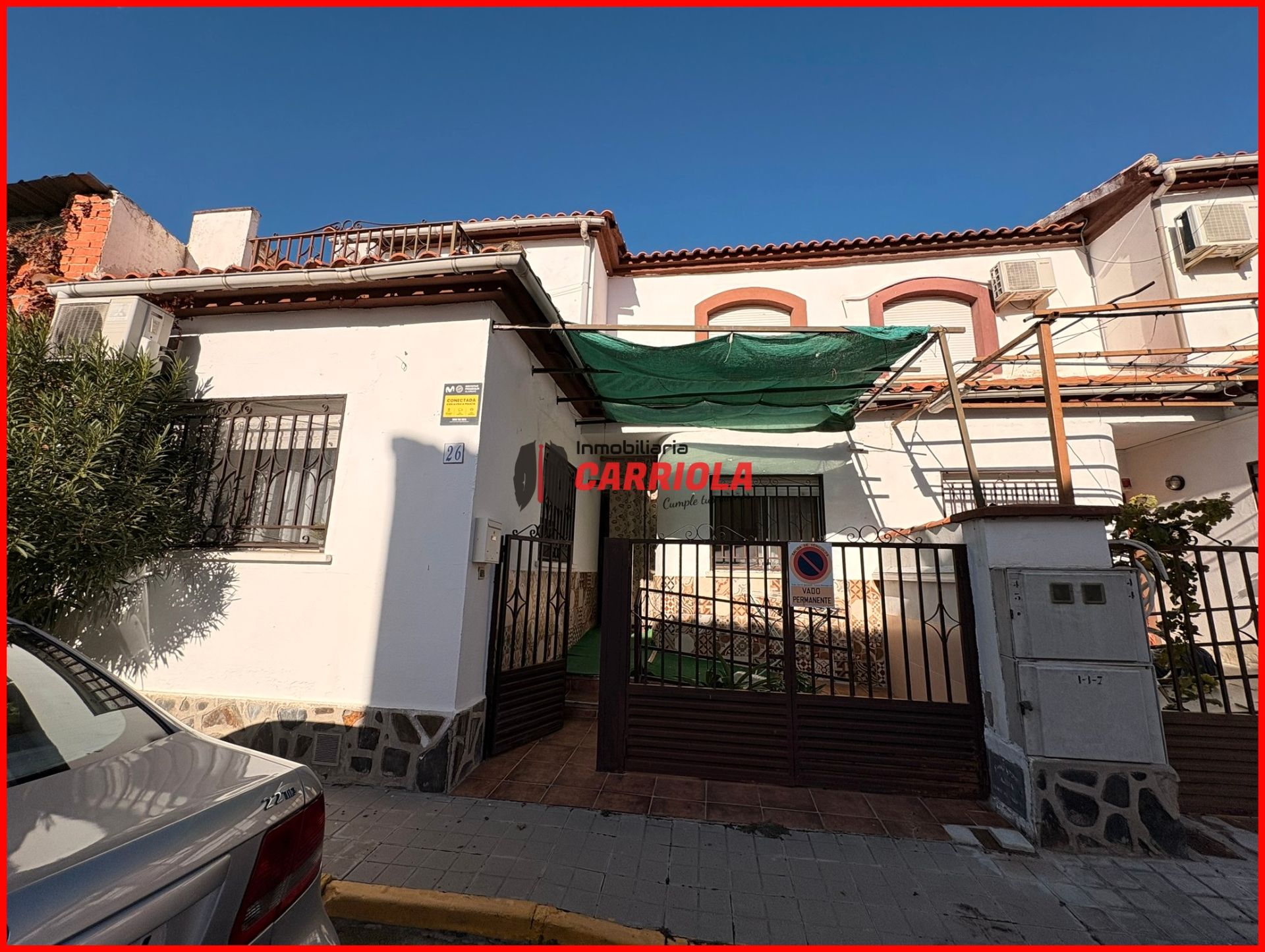 Exterior view of Single-family semi-detached for sale in Quismondo  with Air Conditioner and Heating