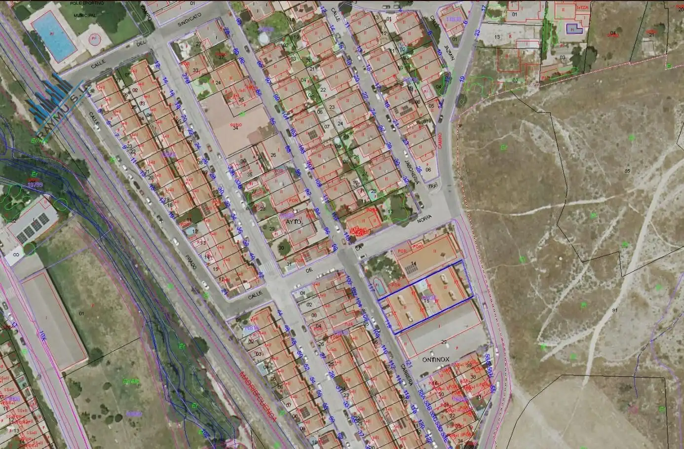Vista exterior de Casa adosada en venda en Ontígola