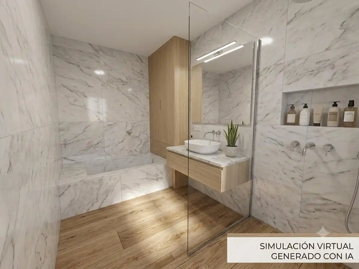 Baño de Piso en venta en Benalmádena con Terraza