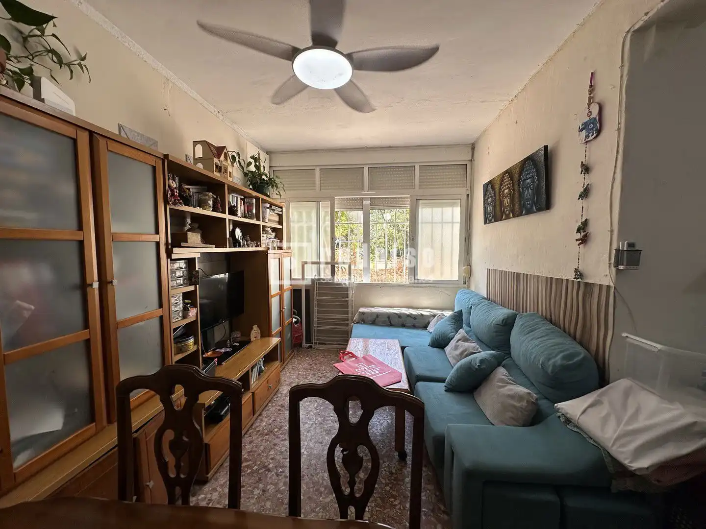 Wohnzimmer von Wohnung zum Verkauf in Málaga mit Klimaanlage, Heizung und Terrasse