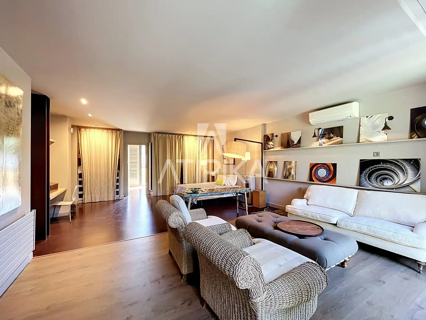 Sala d'estar de Casa o xalet de lloguer en Sitges amb Aire condicionat, Terrassa i Piscina