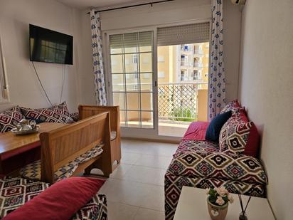 Dormitori de Apartament en venda en La Manga del Mar Menor amb Aire condicionat, Piscina i Balcó