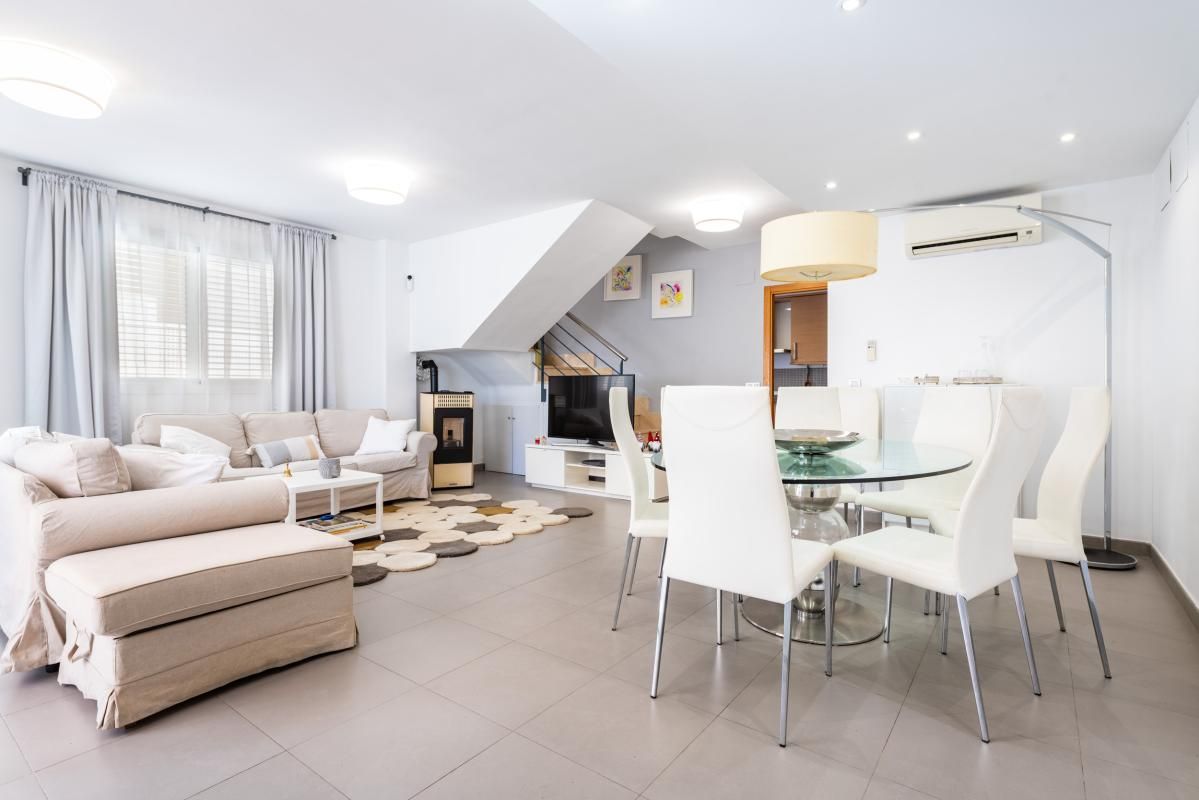 Living room of Single-family semi-detached for rent in Moncofa  with Air Conditioner, Heating and Terrace