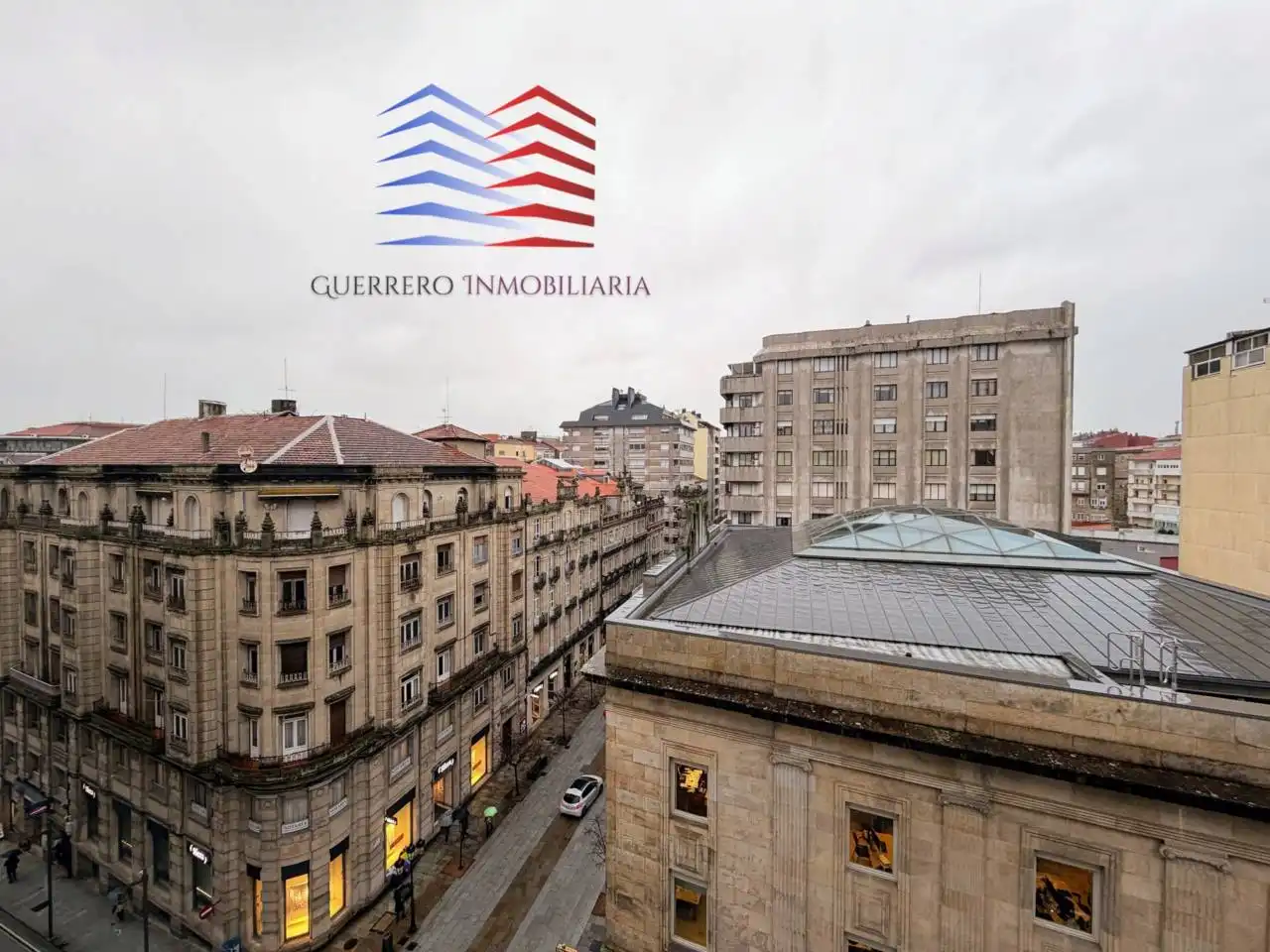 Vista exterior de Pis de lloguer en Ourense Capital  amb Calefacció i Parquet