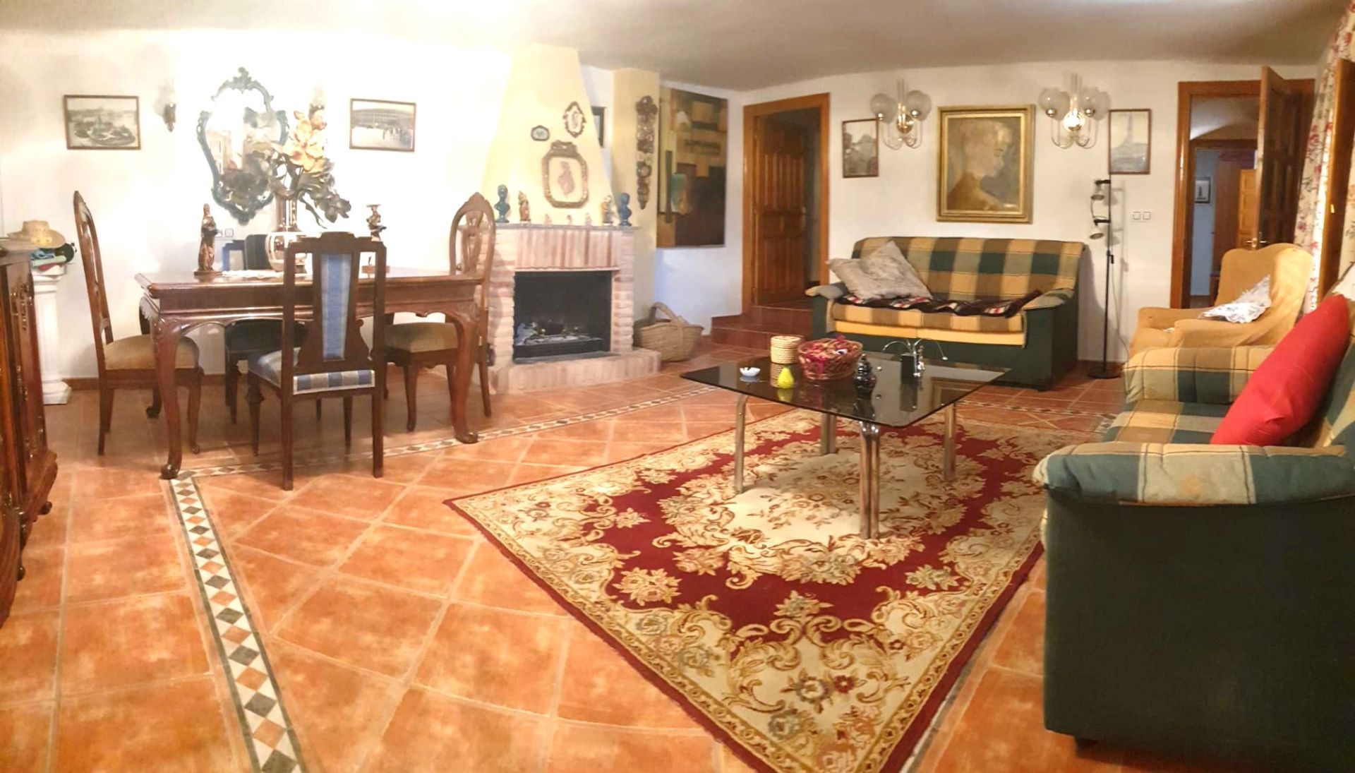 Wohnzimmer von Country house zum verkauf in Ariza mit Heizung und Abstellraum