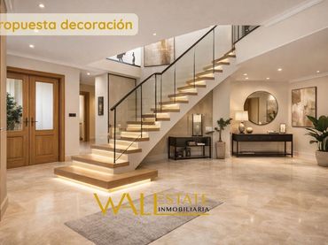 Casa aparellada amb piscina en venda a Hortaleza
