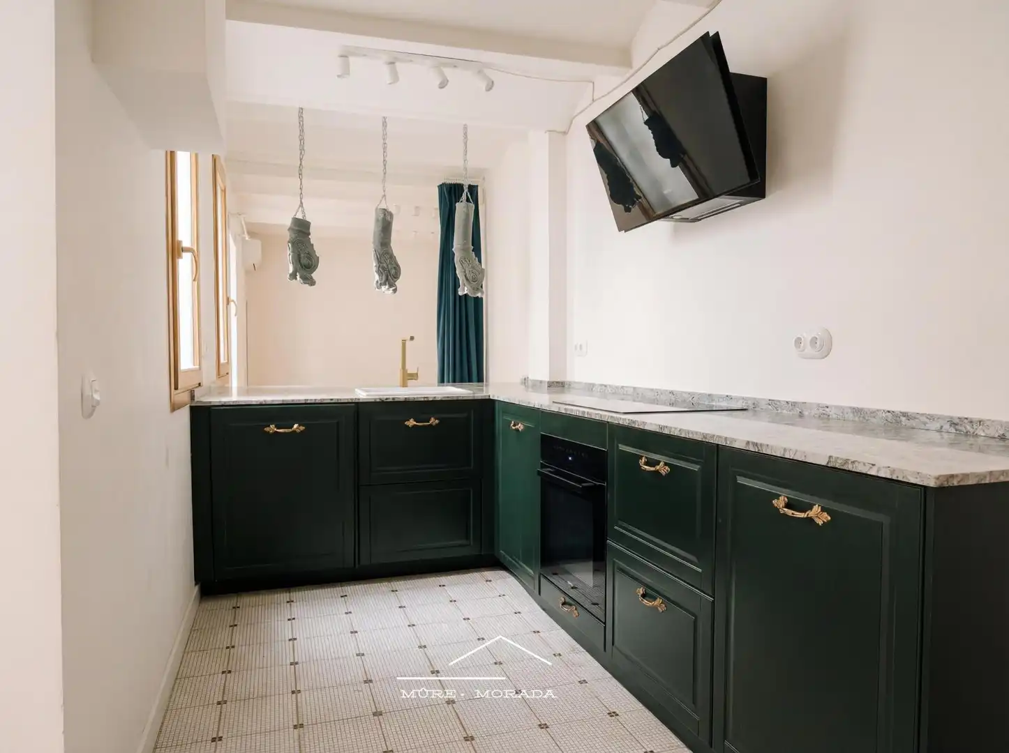 Kitchen of Lofts for rent in Barcelona  with Air Conditioner, Private garden and Furnished