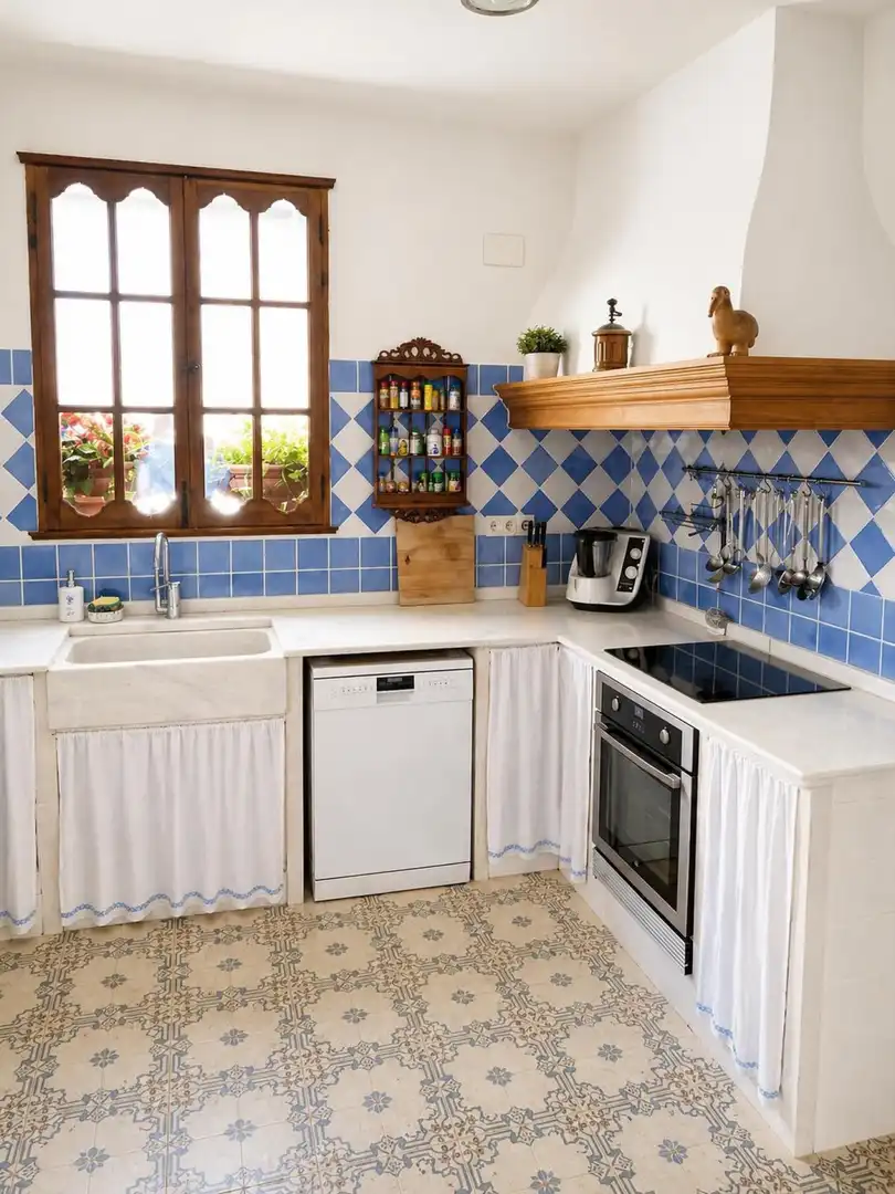 Cuina de Casa adosada en venda en Palma de Gandia amb Aire condicionat, Calefacció i Terrassa