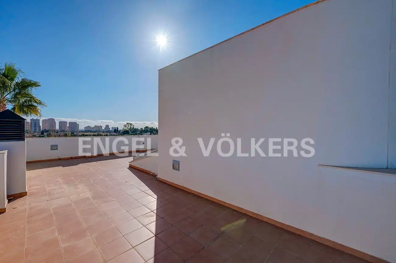 Terrace of Houses for sale in Sant Joan d'Alacant  with Air Conditioner, Private garden and Terrace