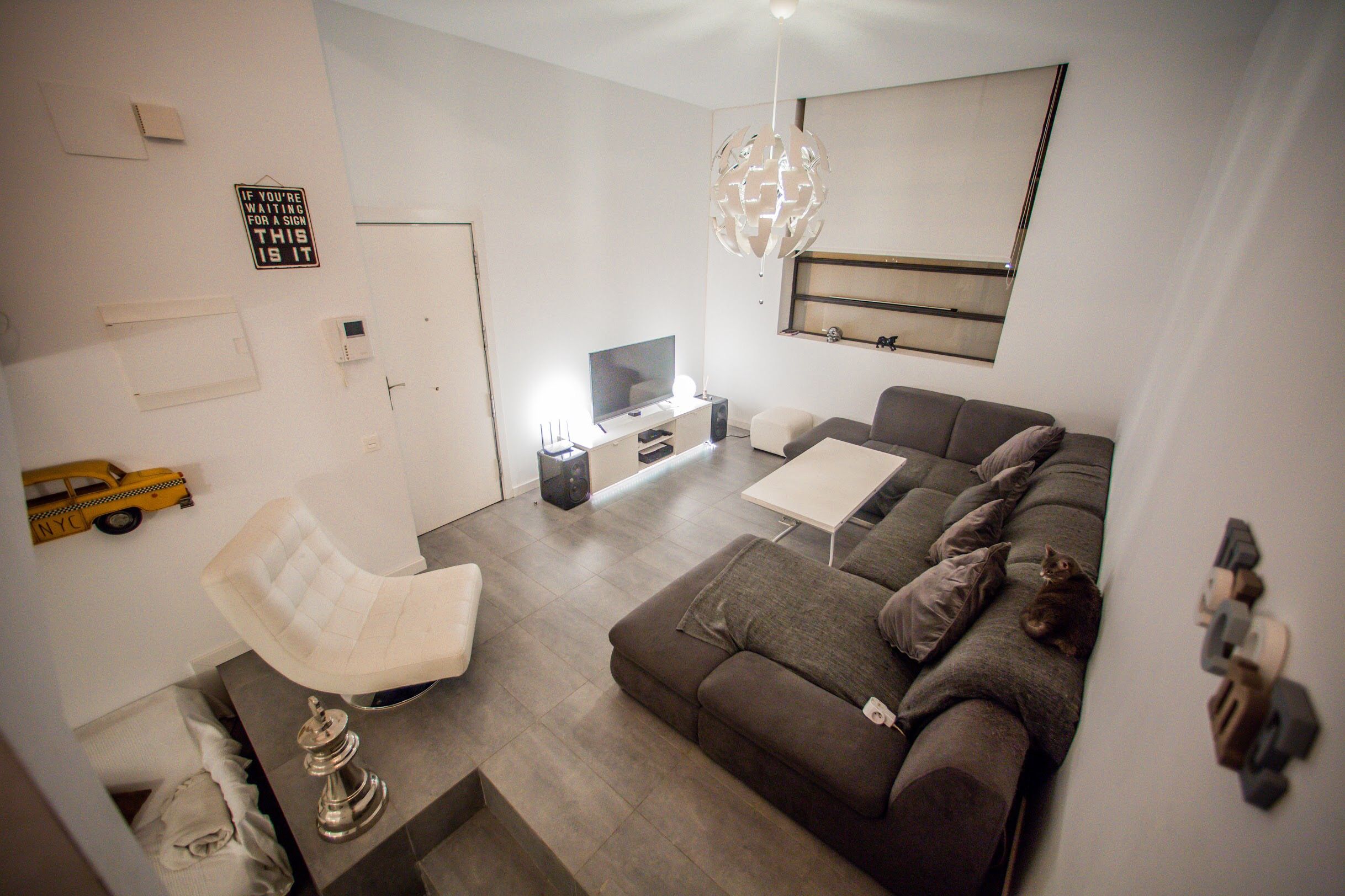 Sala d'estar de Planta baixa en venda en  Barcelona Capital amb Terrassa, Traster i Balcó