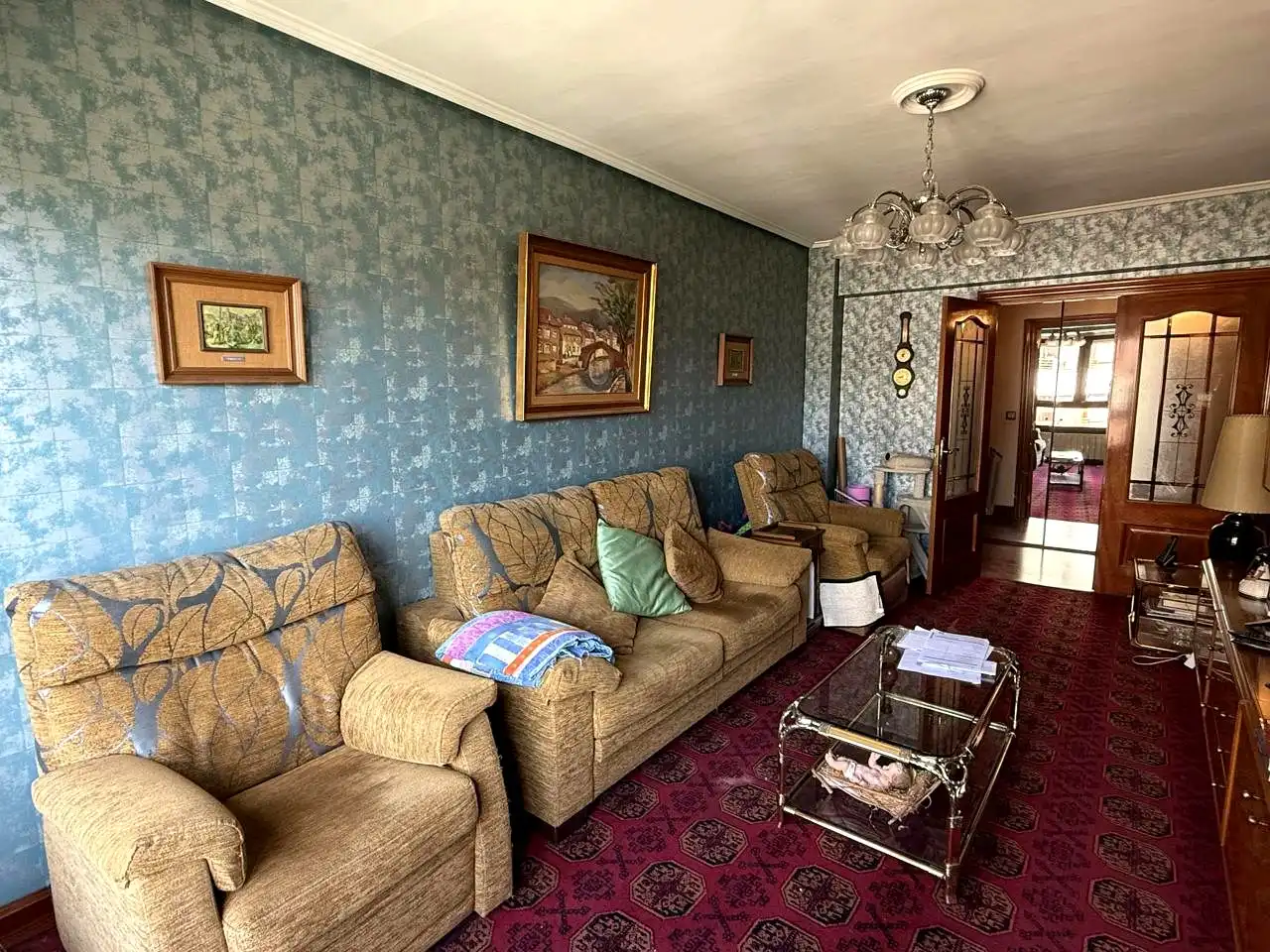 Living room of Flat for sale in Barakaldo   with Heating and Balcony