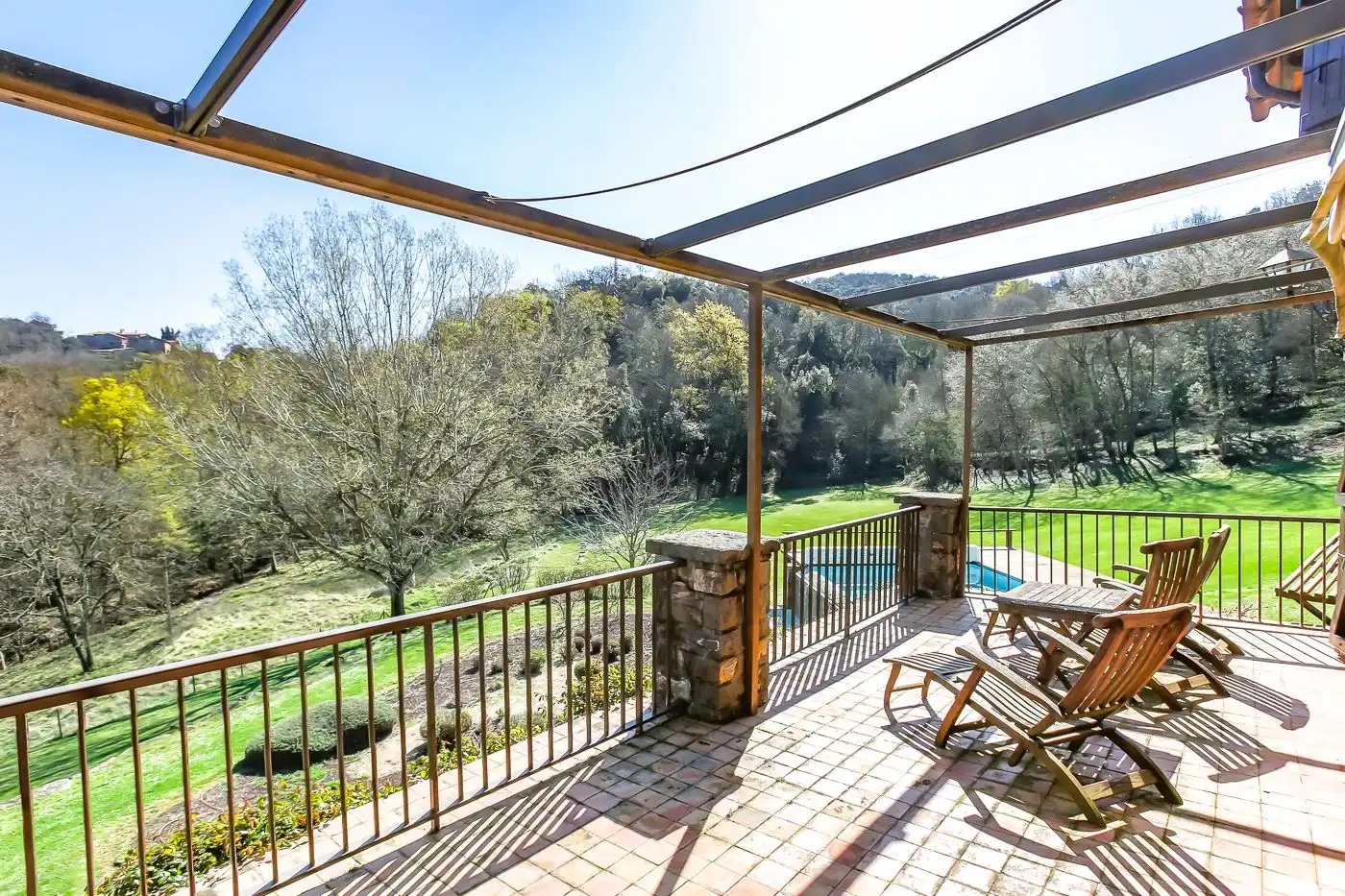 Terraza de Finca rústica en venta en Olot con Calefacción, Jardín privado y Terraza