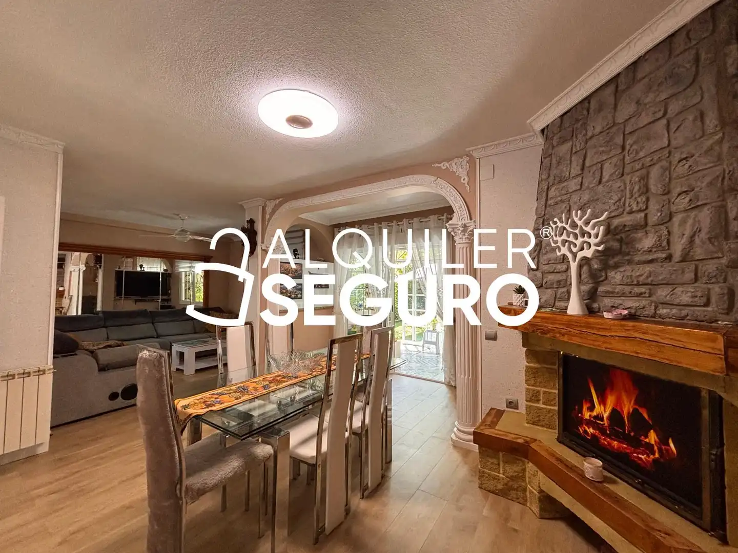Sala d'estar de Casa o xalet de lloguer en Rivas-Vaciamadrid amb Aire condicionat, Calefacció i Terrassa