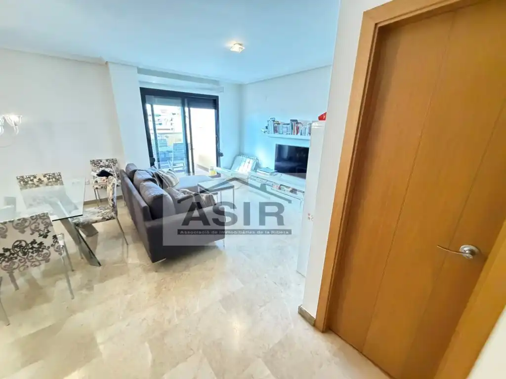 Living room of Flat for sale in Alzira  with Air Conditioner, Terrace and Swimming Pool