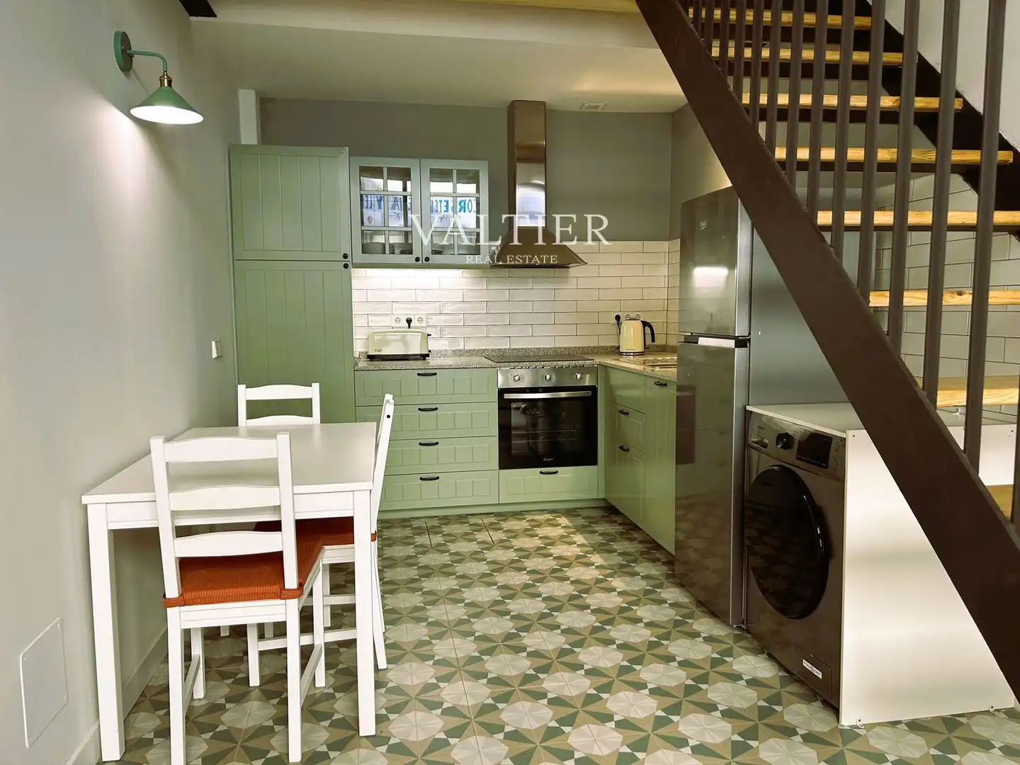 Cocina de Dúplex de alquiler en  Madrid Capital con Aire acondicionado y Amueblado