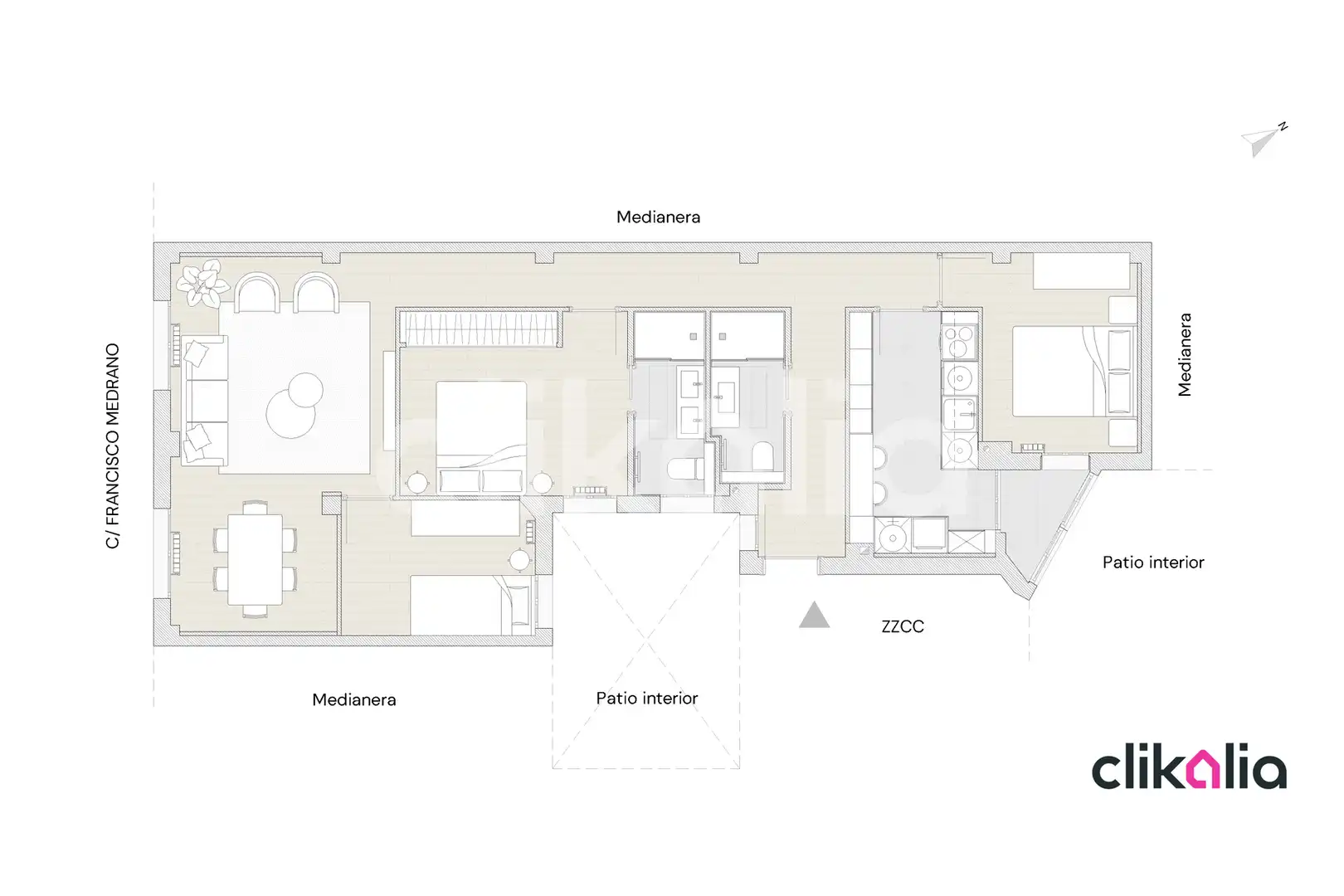 Piso en venta en Madrid con Aire acondicionado y Calefacción