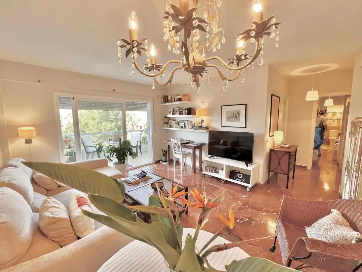 Sala de estar de Apartamento en venta en Marbella con Terraza