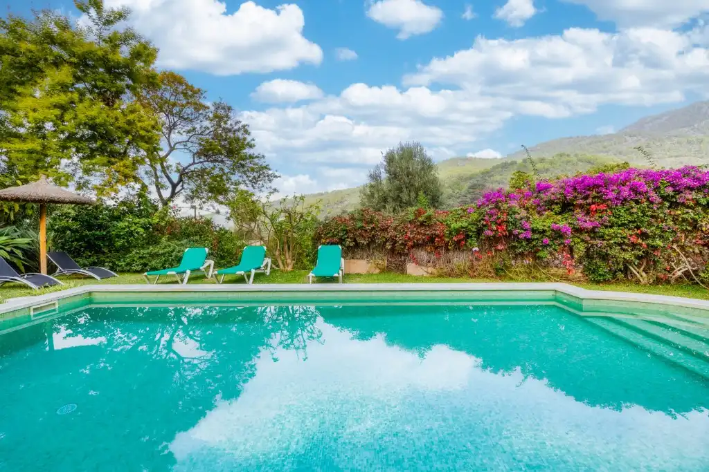 Piscina de Finca rústica en venta en Fornalutx con Jardín privado, Terraza y Trastero
