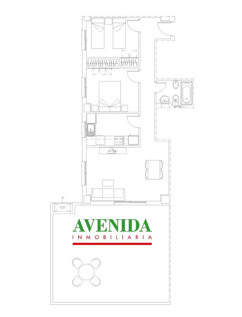 Apartment with pool for sale in Central 54, imagen 35