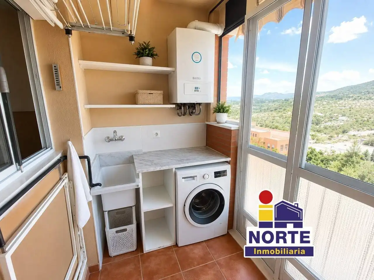 Terraza de Piso en venta en Alcoy / Alcoi con Aire acondicionado, Calefacción y Trastero