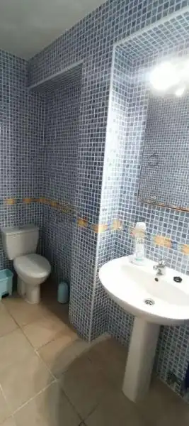 Baño de Piso de alquiler en Sevilla con Aire acondicionado, Terraza y Amueblado