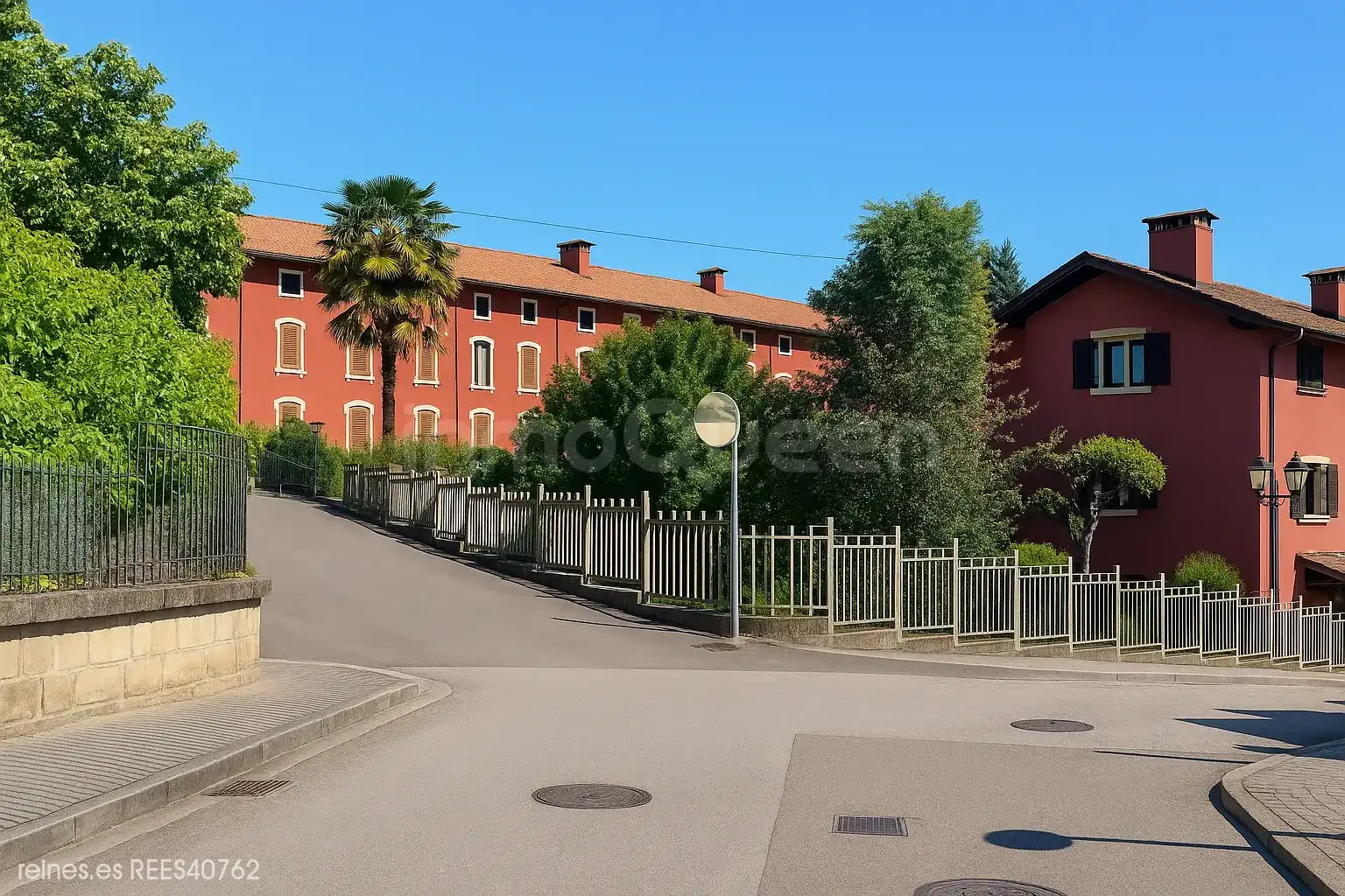 Vista exterior de Pis en venda en Siero amb Calefacció, Jardí privat i Moblat