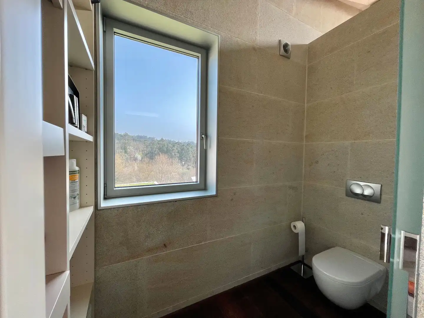Bathroom of Houses for rent in Vilaboa  with Private garden, Parquet flooring and Terrace