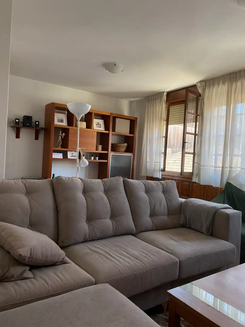 Sala de estar de Apartamento de alquiler en Pontevedra Capital  con Calefacción, Parquet y Amueblado