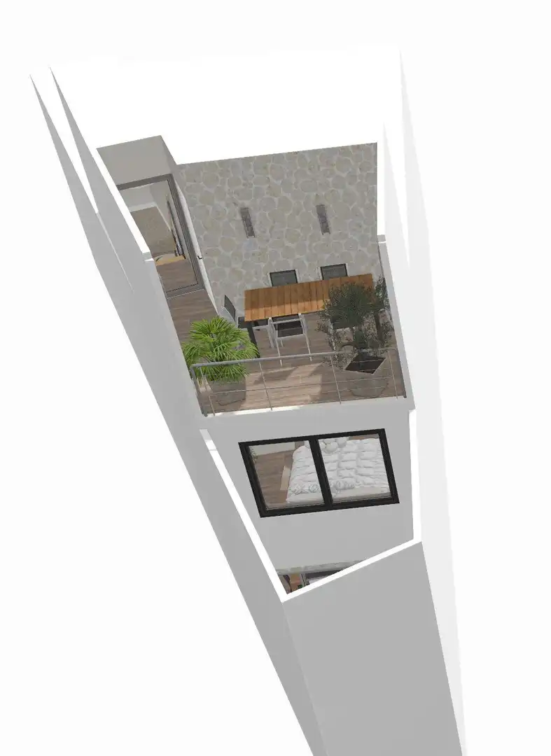 Terraza de Casa adosada en venta en Villena