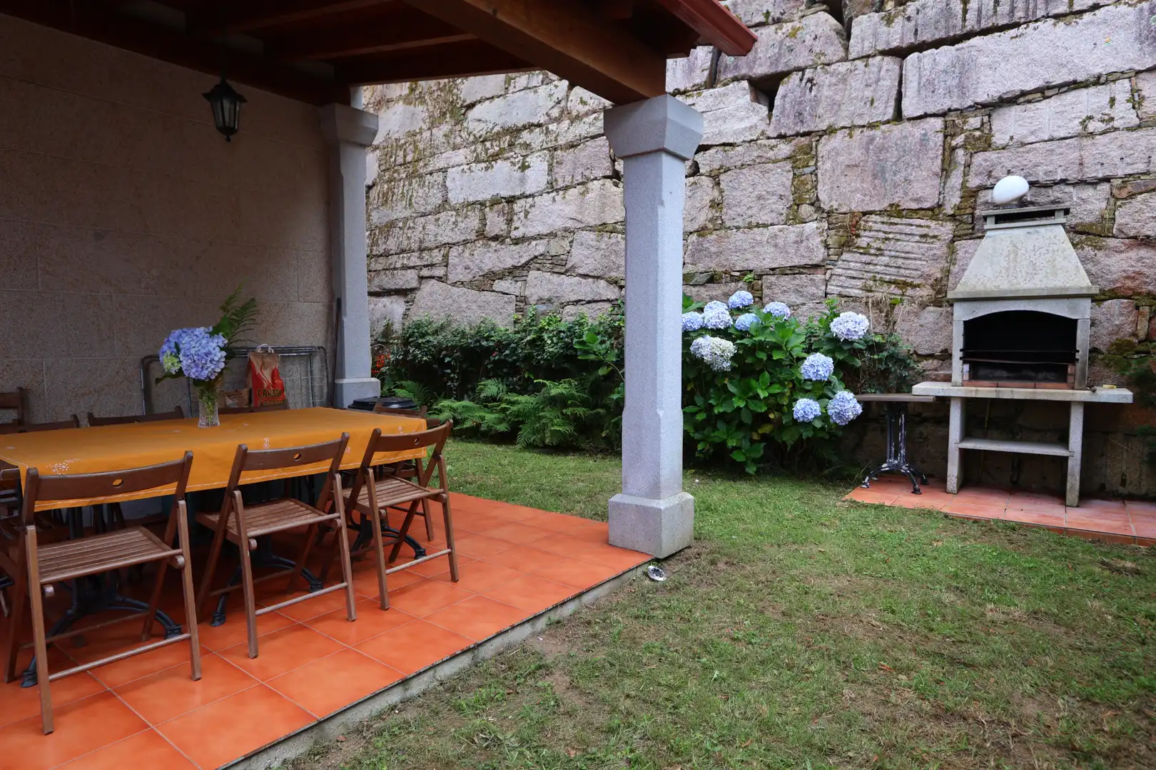 Terraza de Casa o chalet de alquiler en Cabana de Bergantiños con Jardín privado, Terraza y Amueblado