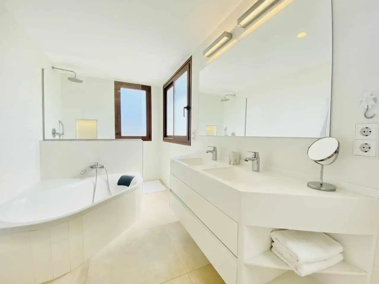 Baño de Casa o chalet de alquiler en Santa Eulària des Riu con Aire acondicionado, Terraza y Piscina