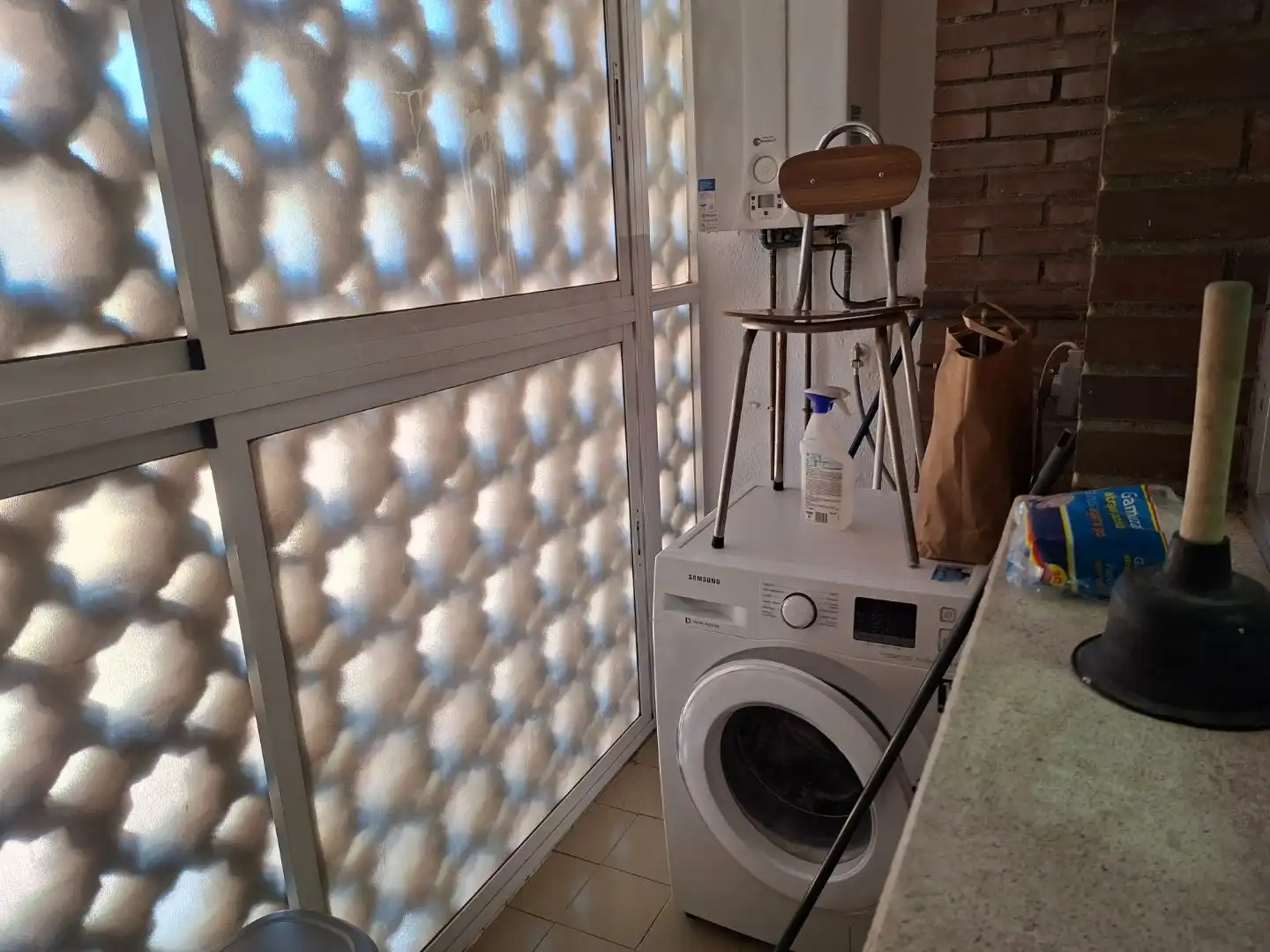 Terraza de Piso para compartir en Móstoles con Calefacción, Parquet y Terraza
