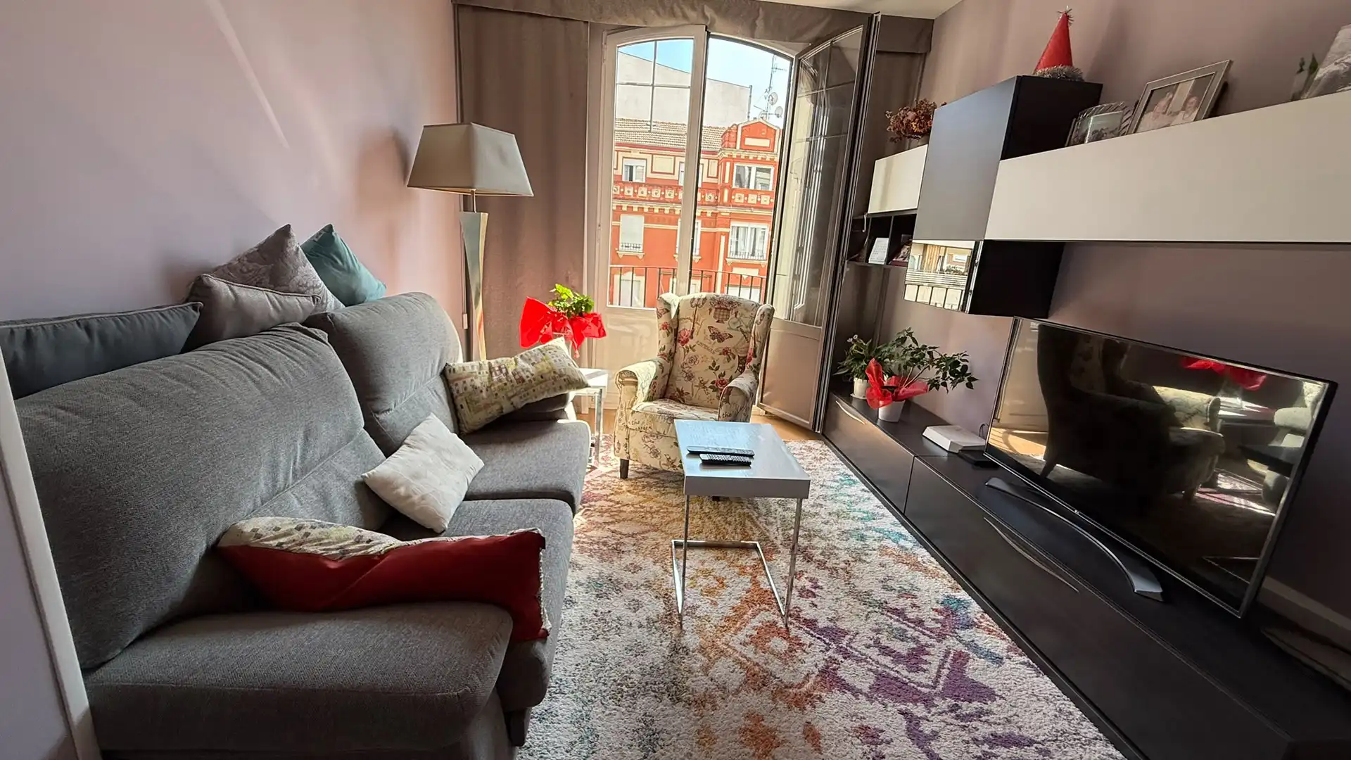 Sala de estar de Piso en venta en Bilbao  con Calefacción y Balcón