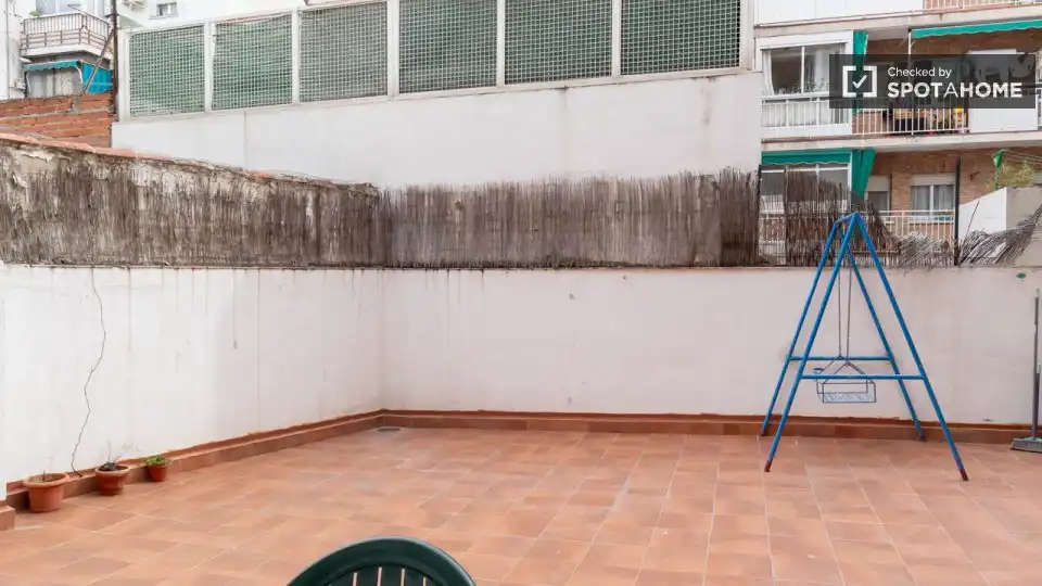 Terrace of Flat for rent in Madrid  with Air Conditioner, Heating and Furnished