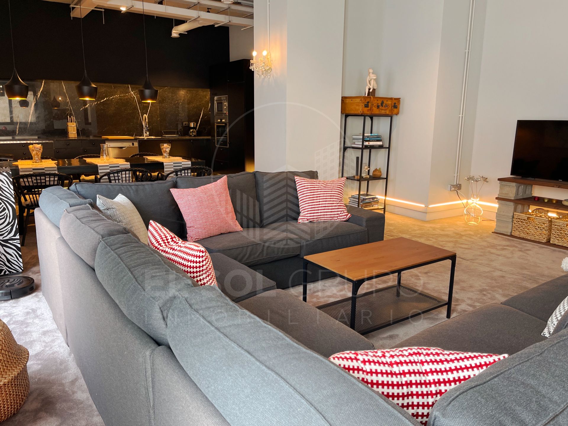 Living room of Loft for sale in Gijón   with Heating