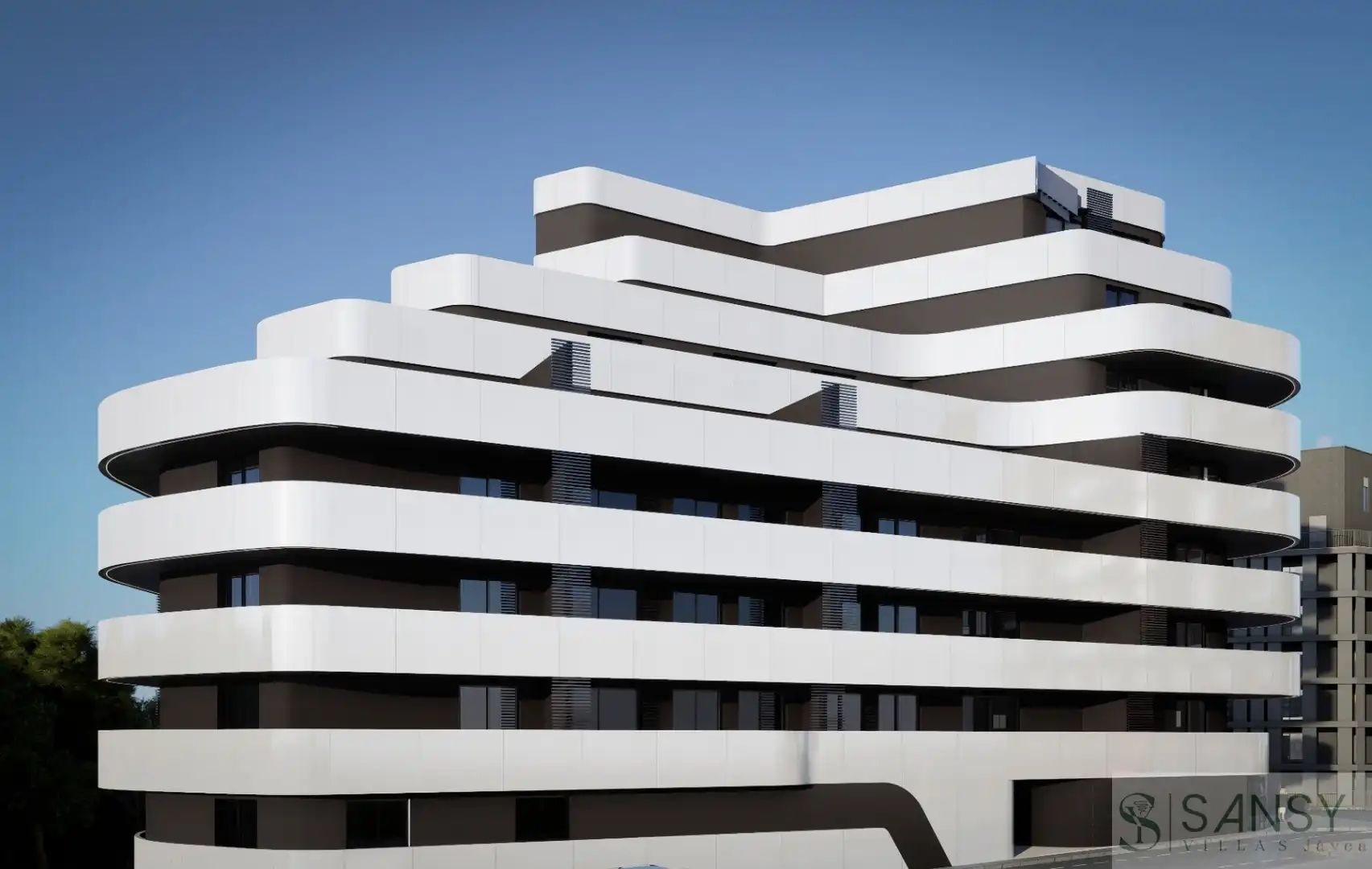 Vista exterior de Apartamento en venta en Calpe / Calp con Aire acondicionado, Trastero y Piscina
