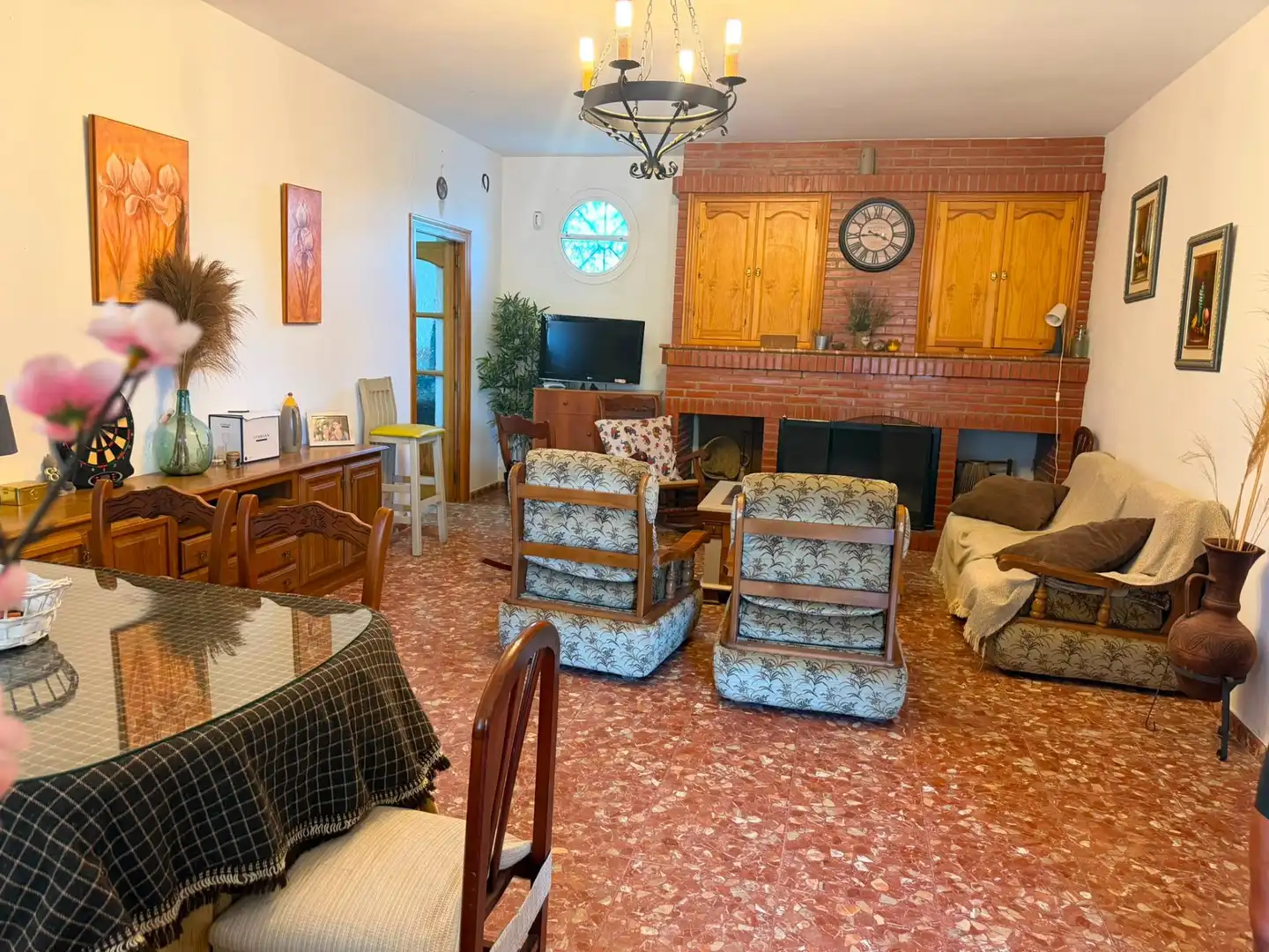 Sala d'estar de Finca rústica en venda en Antequera amb Aire condicionat, Calefacció i Jardí privat