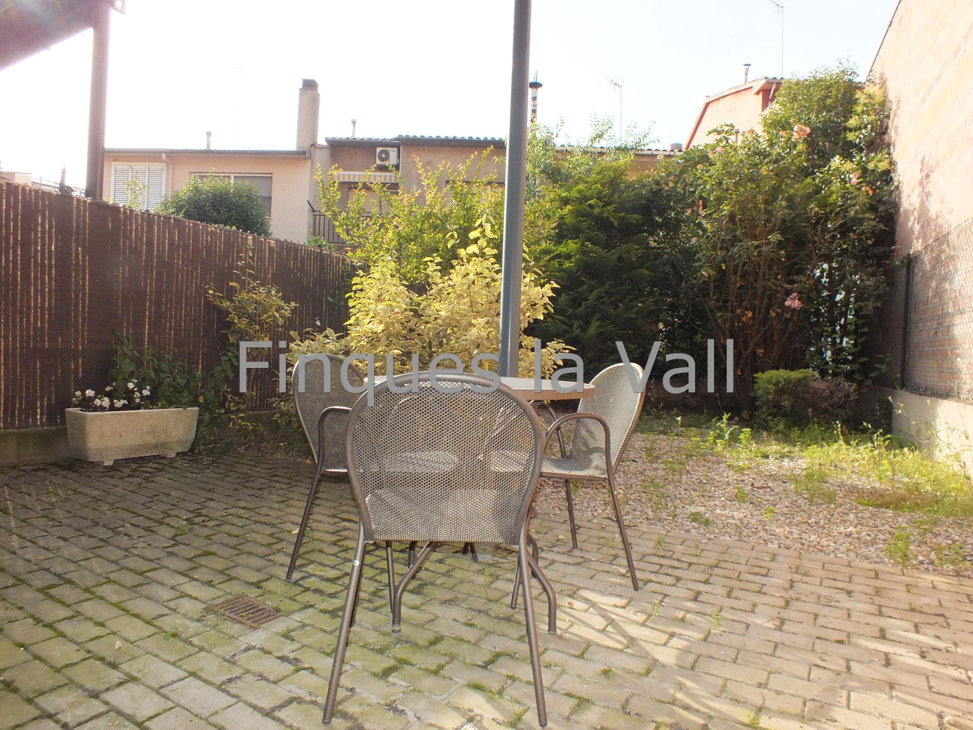 Terrace of Single-family semi-detached for sale in Manlleu  with Heating, Private garden and Parquet flooring