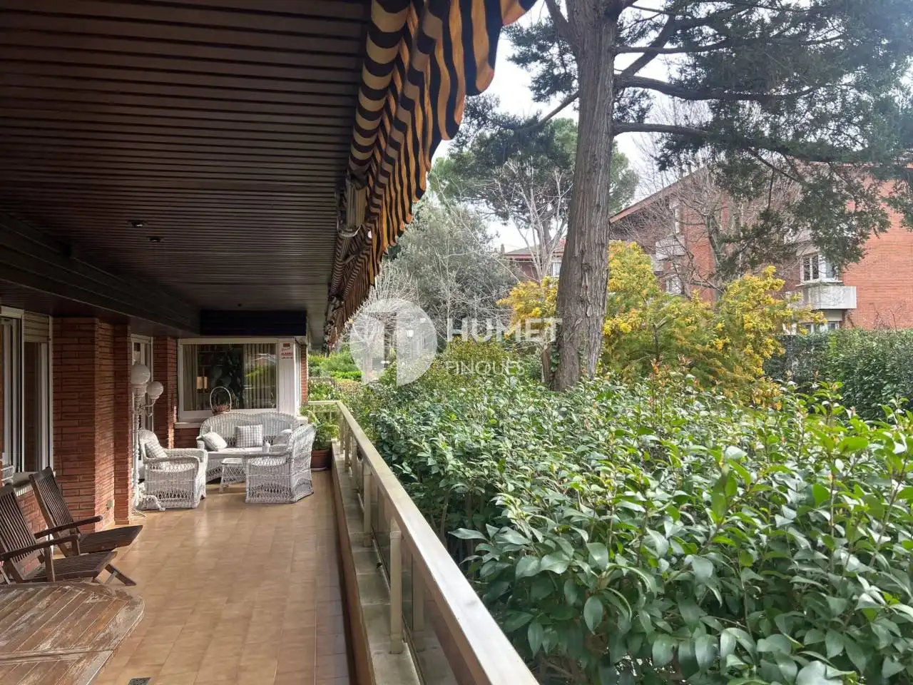 Terrace of Flat for sale in Sant Cugat del Vallès  with Air Conditioner, Heating and Private garden
