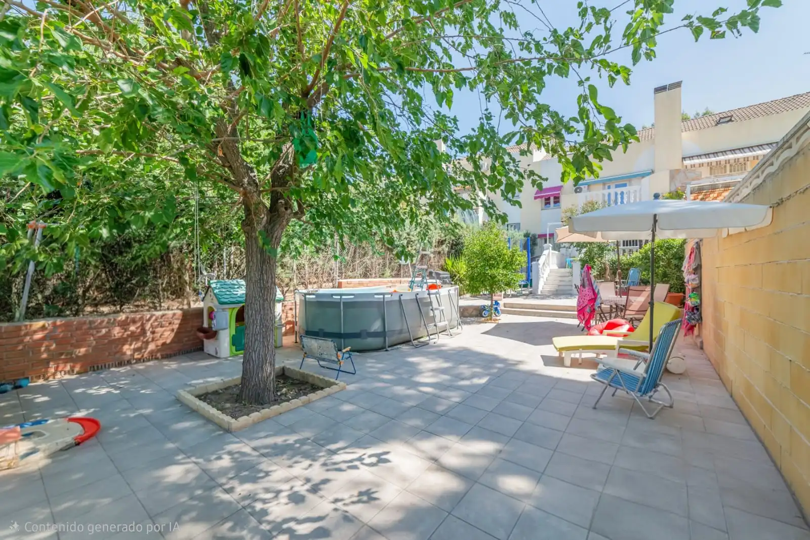 Terraza de Casa o chalet en venta en Rivas-Vaciamadrid con Aire acondicionado, Calefacción y Jardín privado