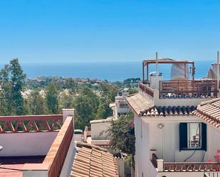 Exterior view of Single-family semi-detached for sale in Benalmádena  with Air Conditioner, Terrace and Balcony