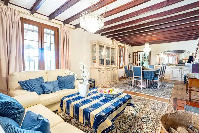 Living room of Country homes for sale in  Palma de Mallorca  with Air Conditioner, Heating and Private garden