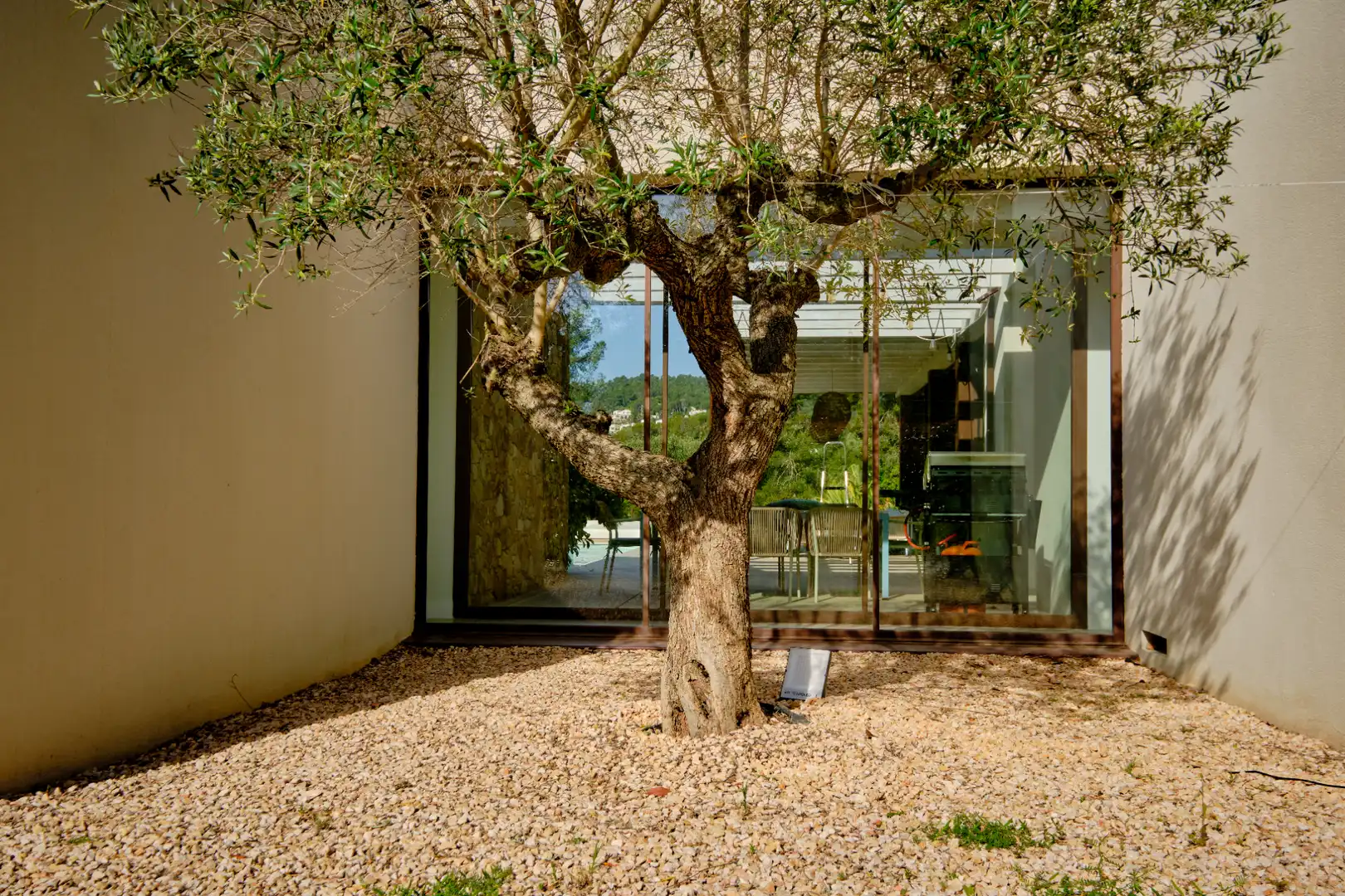 Garden of Houses for rent in Mont-ras  with Air Conditioner, Heating and Private garden