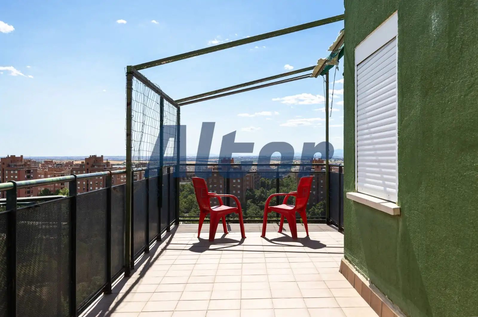 Terrasse von Dachboden zum Verkauf in Fuenlabrada mit Heizung, Terrasse und Alarm