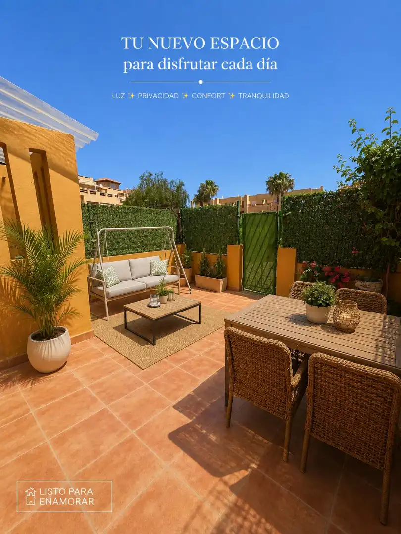 Terrassa de Casa adosada en venda en Vera amb Terrassa, Moblat i Piscina comunitària
