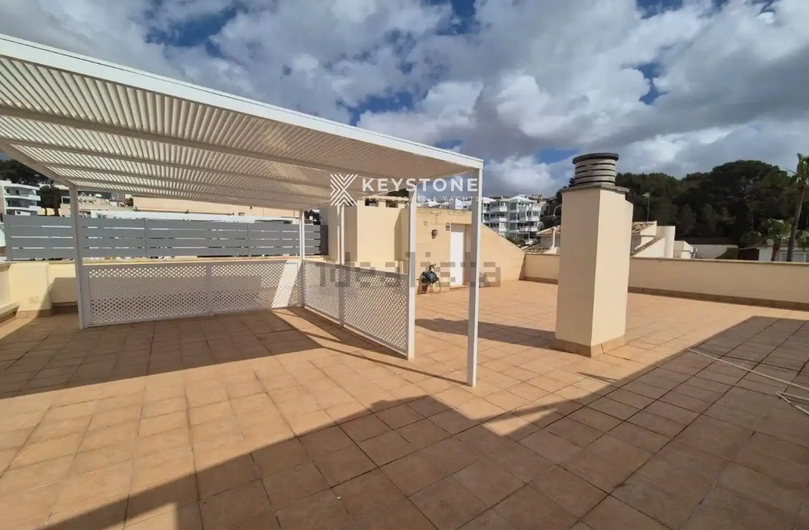 Terrasse von Maisonette zur Miete in  Palma de Mallorca mit Klimaanlage, Terrasse und Schwimmbad