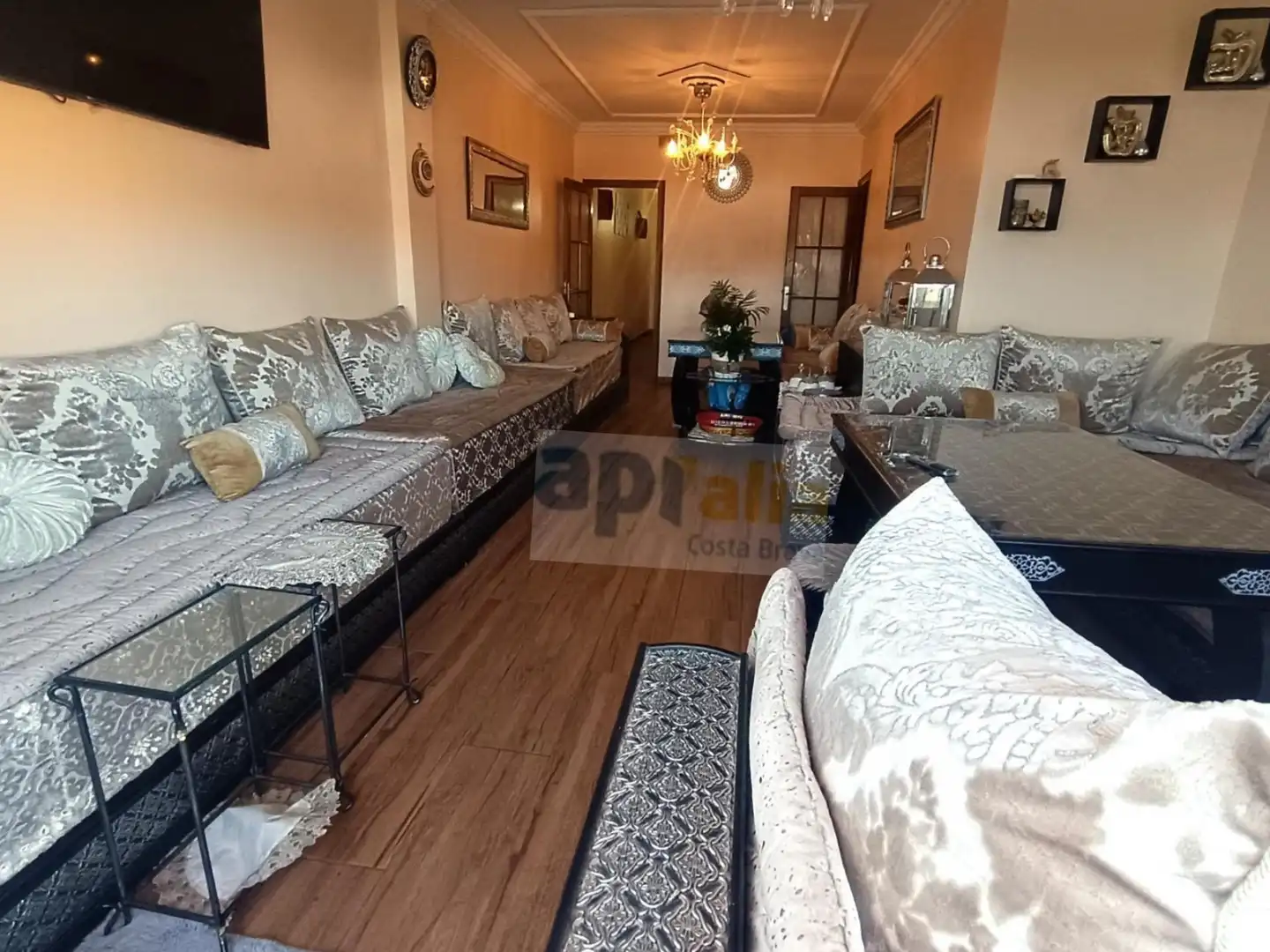Sala d'estar de Apartament en venda en Palafrugell amb Calefacció i Terrassa