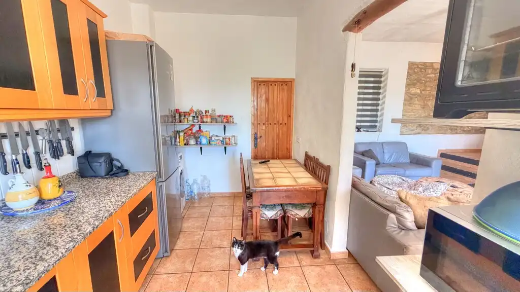 Cuina de Finca rústica en venda en Periana amb Terrassa, Traster i Piscina