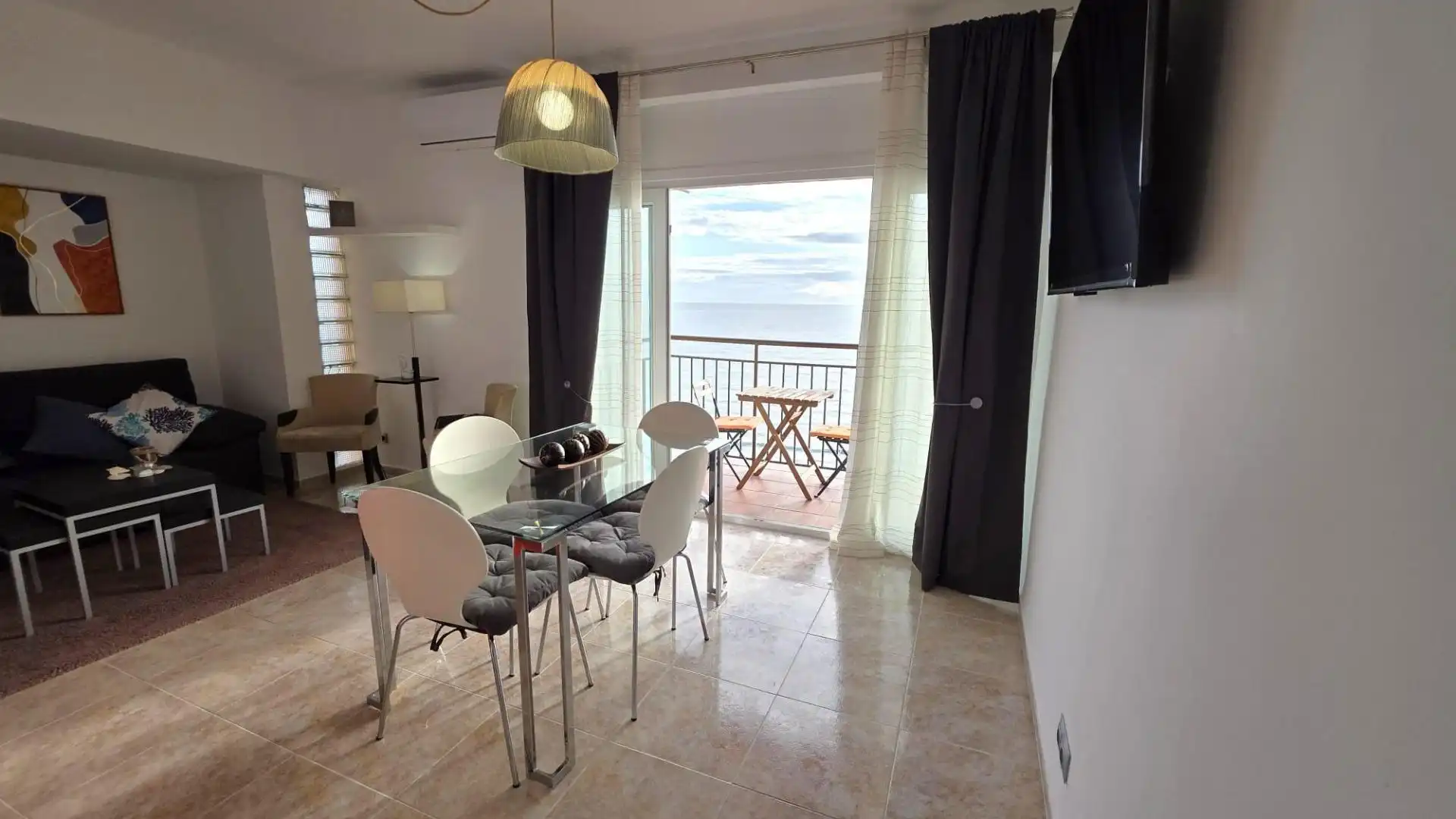 Dining room of Apartments for rent in Fuengirola  with Air Conditioner, Terrace and Furnished